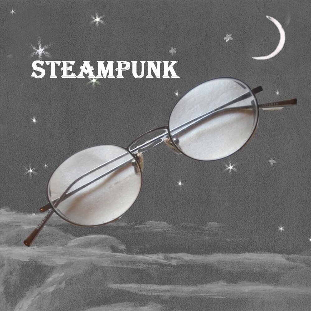 Boho Hippie Glasses, Oval Shape UNISEX Steampunk Vibe